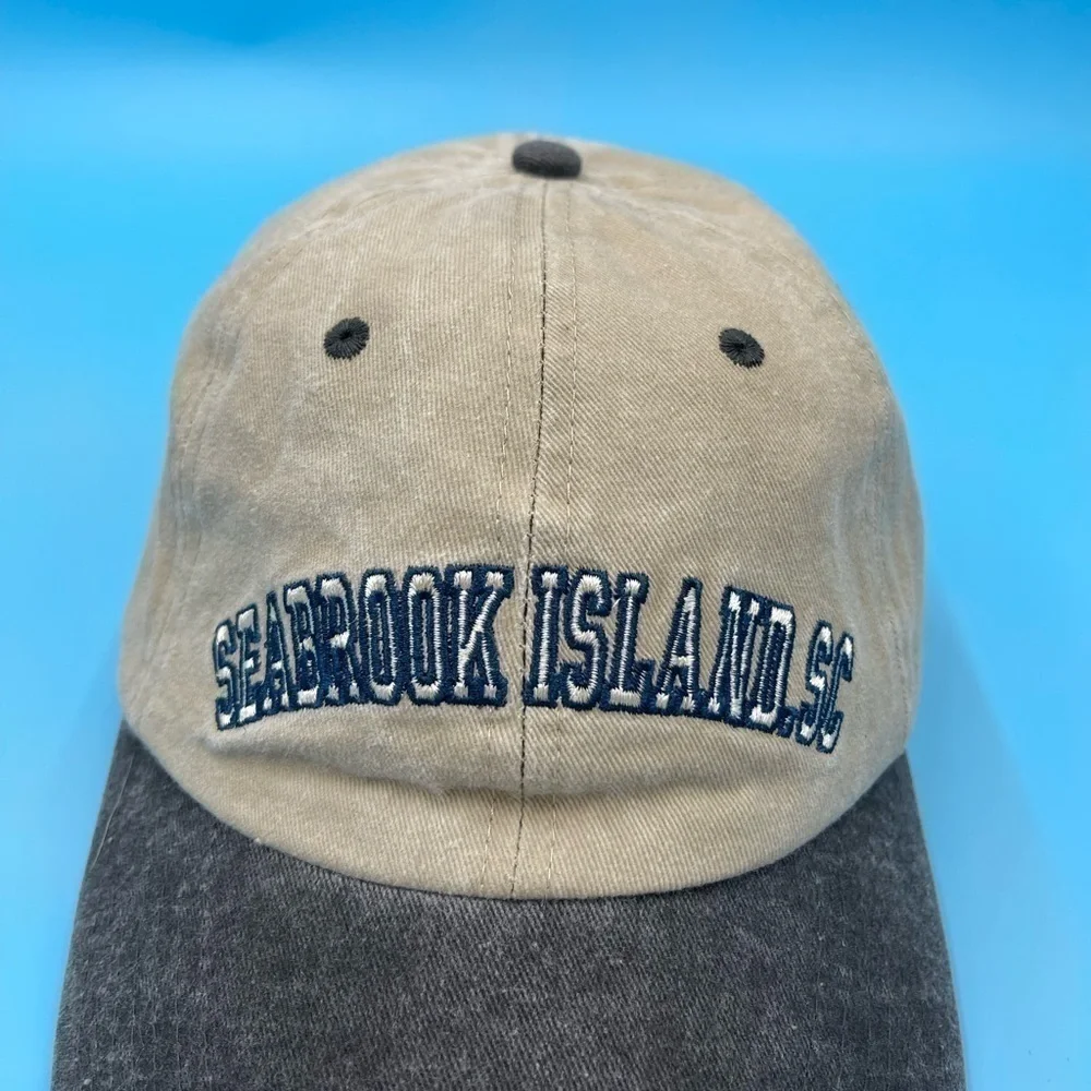 Vintage Embroidered Seabrook Island SC Hat